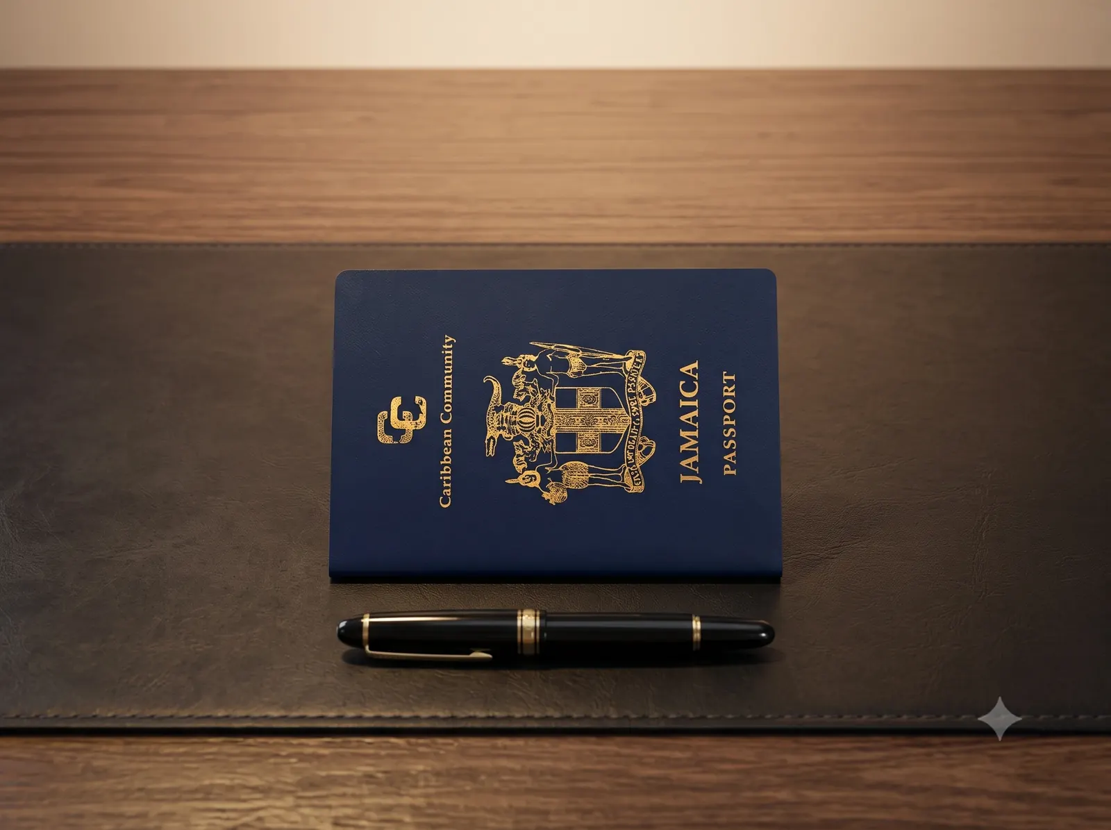 Jamaican passport renewal application and documents